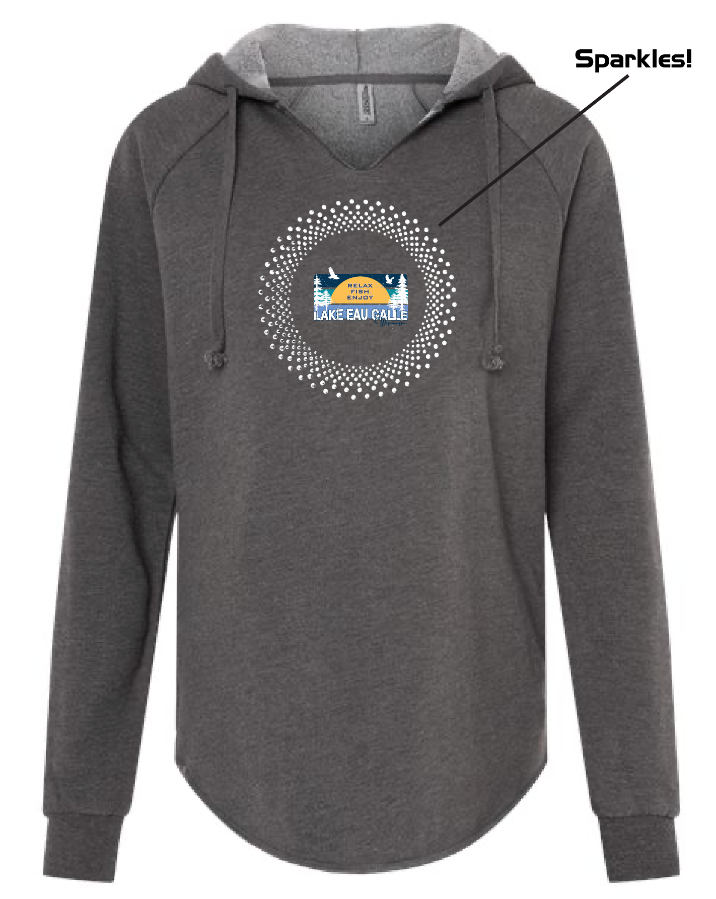 LADIES "BLING" HOODIE
