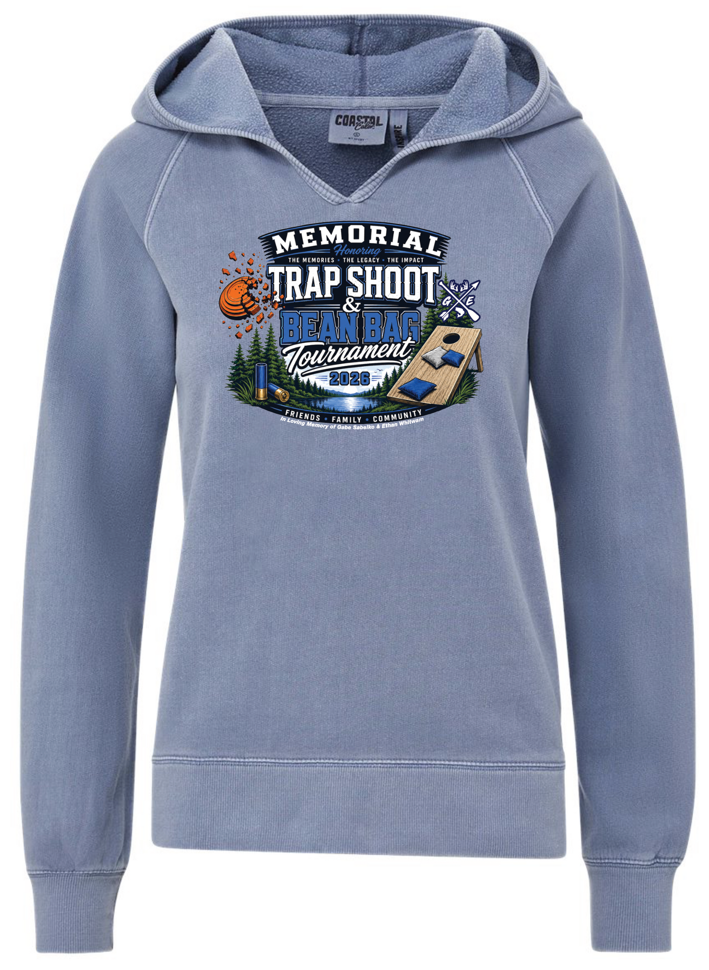 LADIES - MV Sport Coastal Color Hoodie