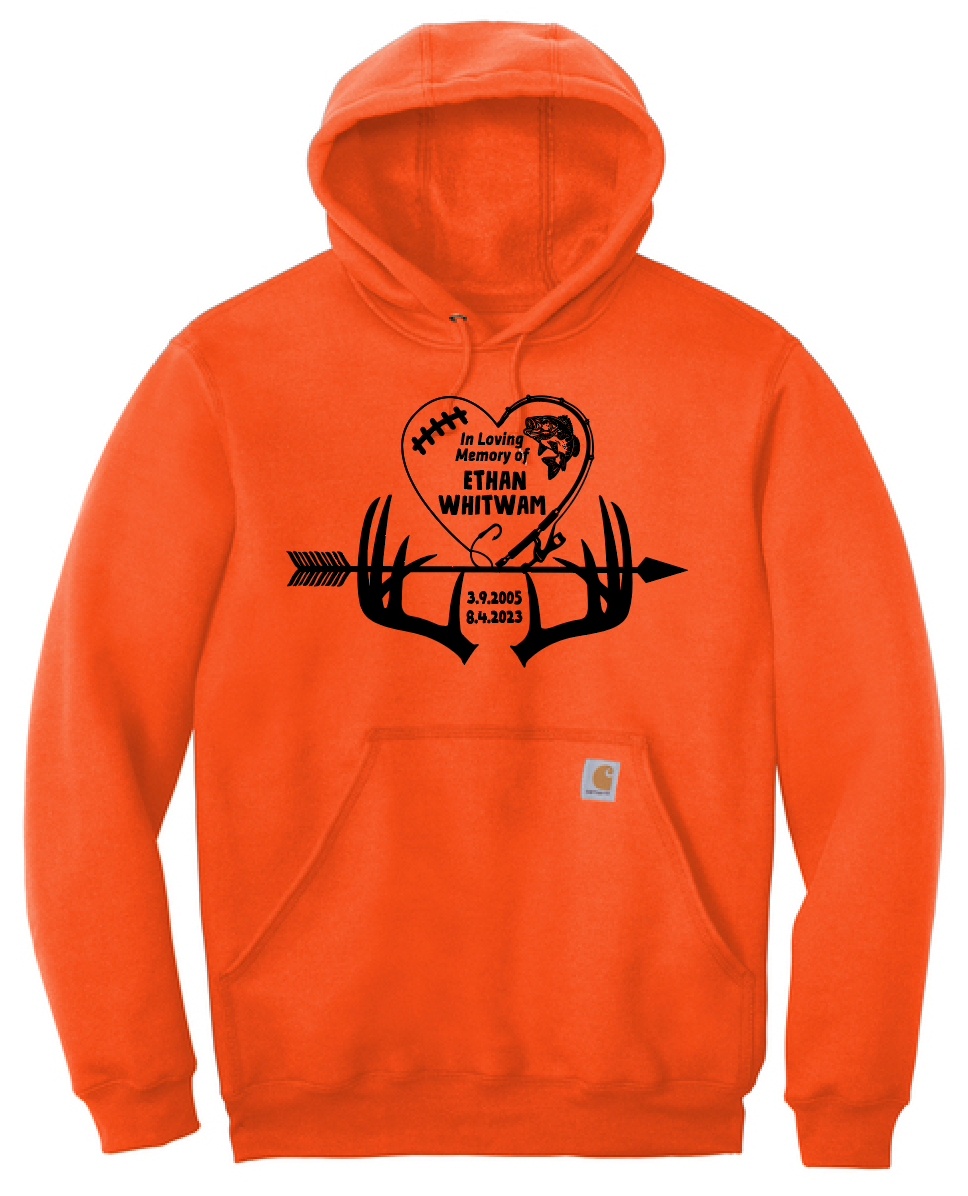 Carhartt Hoodie (In Memory of Ethan) - Loose Fit