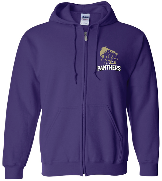 Full-Zip Up Hoodie - Heavy Blend