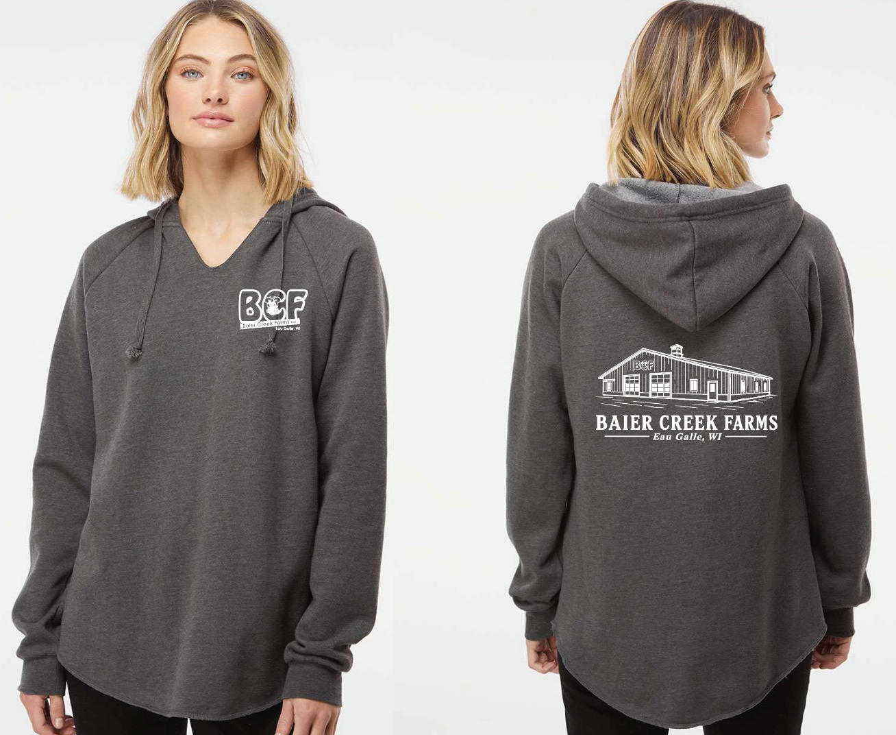LADIES HOODIE - California Wave Wash
