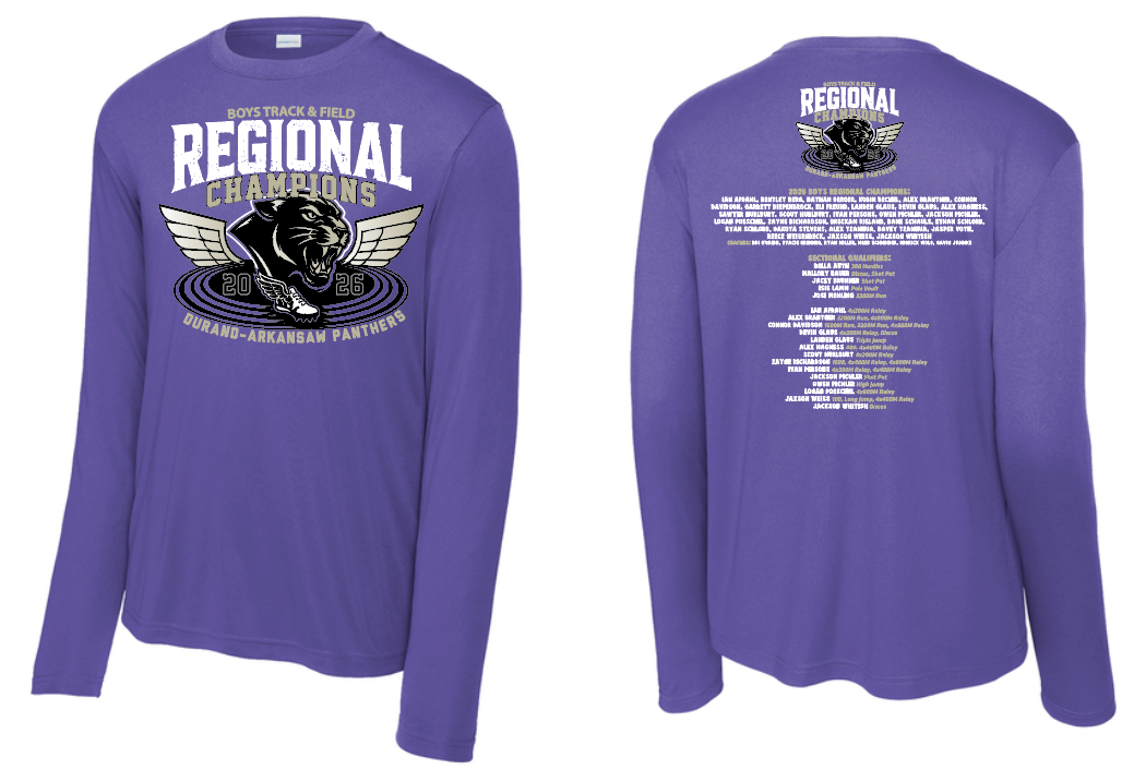 LONG SLEEVE - 100% Polyester