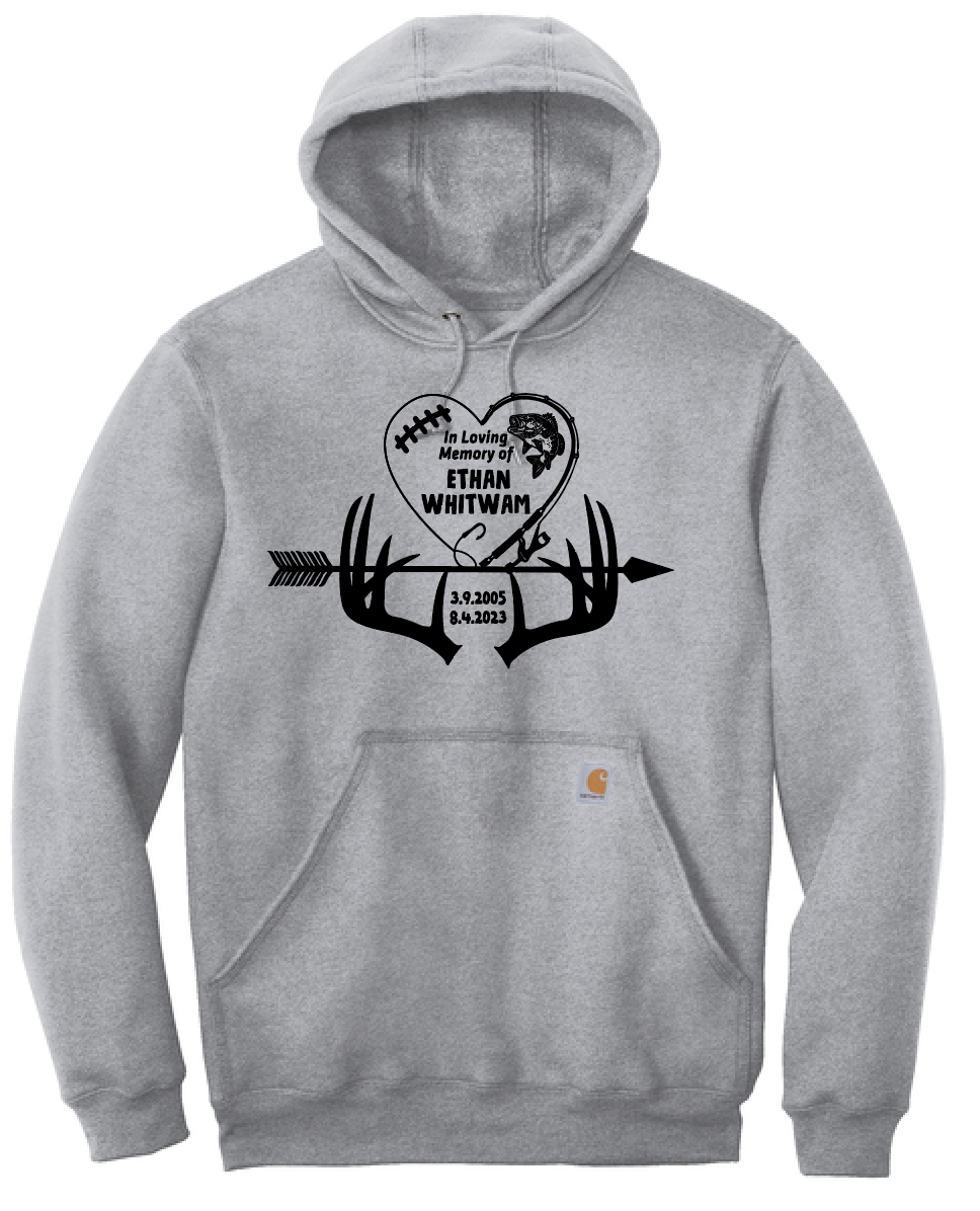 Carhartt Hoodie (In Memory of Ethan) - Loose Fit
