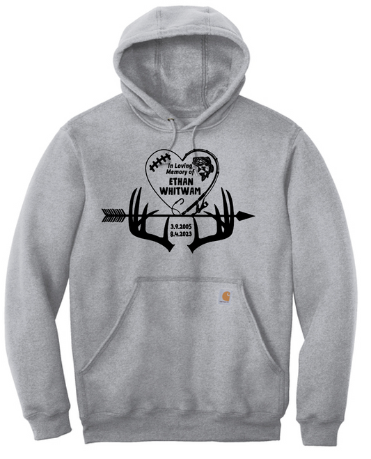 Carhartt Hoodie (In Memory of Ethan) - Loose Fit