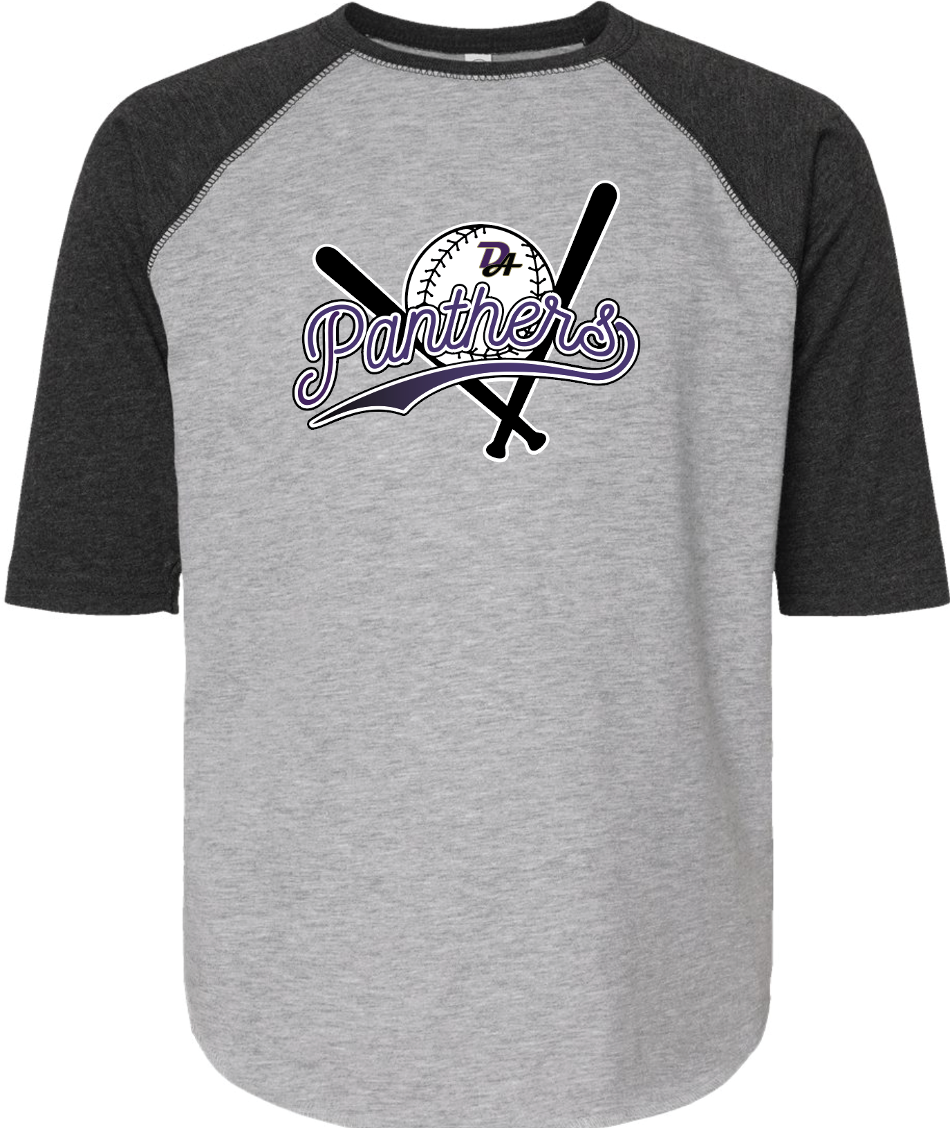 3/4 Baseball Style Tee