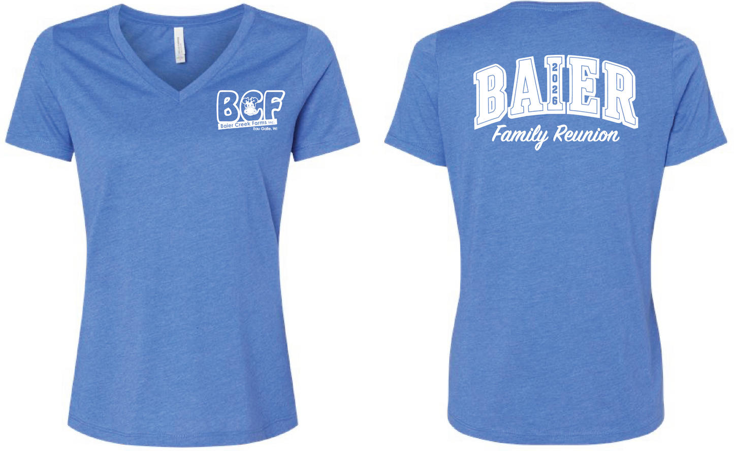 TSHIRT Vneck - Bella +Canvas